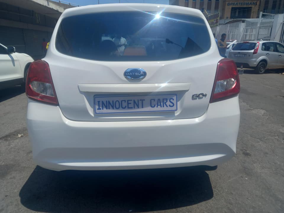 2018 DATSUN GO PLUS 1.2 PETROL, 7 SEATER, MANUAL,  WHITE COLOUR, MILEAGE 75000KM,