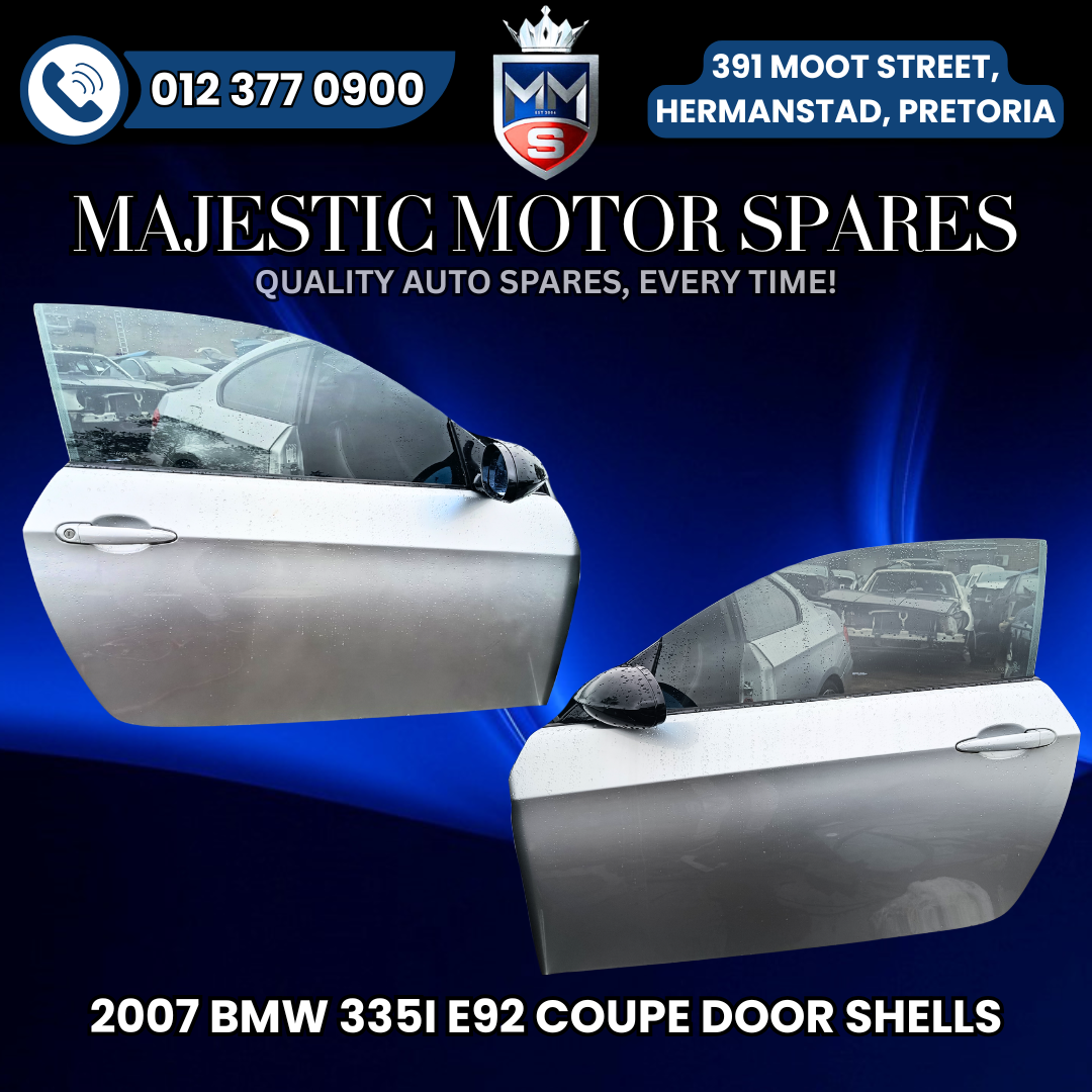 2007 BMW 335i E92 Coupe Door Shells for Sale – Used - Private Seller 2007 BMW 335i E92 Coupe Door Shells for Sale – Used - Private Seller