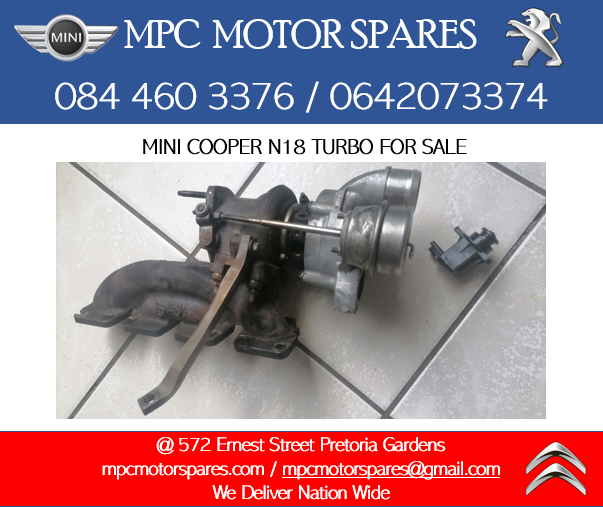 MINI COOPER N18 TURBO FOR SALE - Private Seller MINI COOPER N18 TURBO FOR SALE - Private Seller