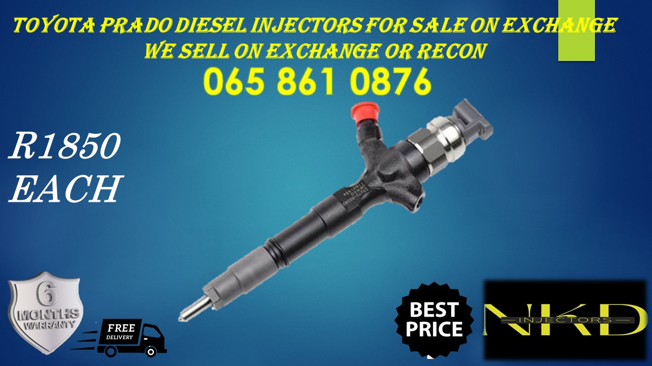 TOYOTA PRADO 3.0 INJECTORS FOR SALE WE SPECIALZE IN RECON - Private Seller TOYOTA PRADO 3.0 INJECTORS FOR SALE WE SPECIALZE IN RECON - Private Seller