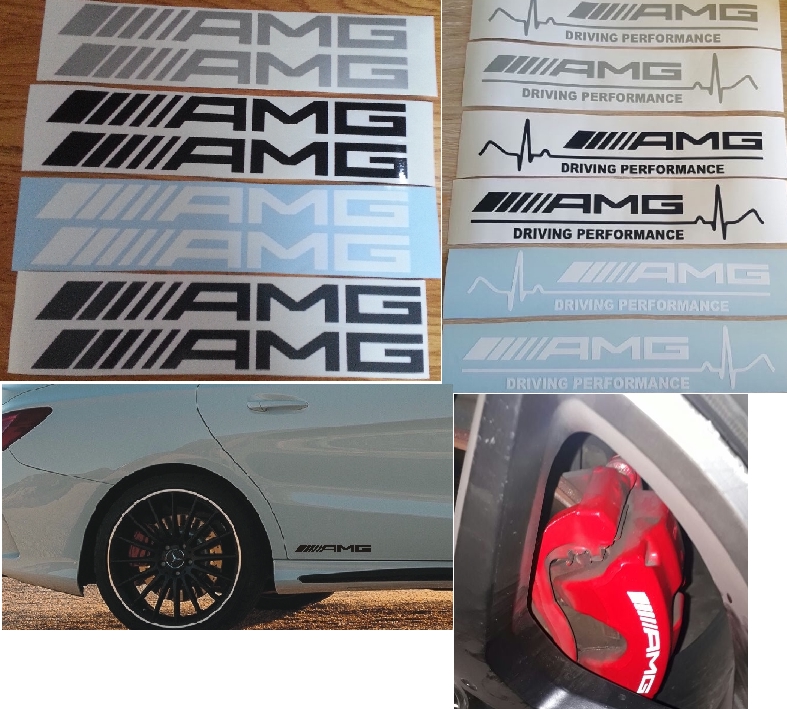 AMG pulse decals stickers vinyl cut graphics
