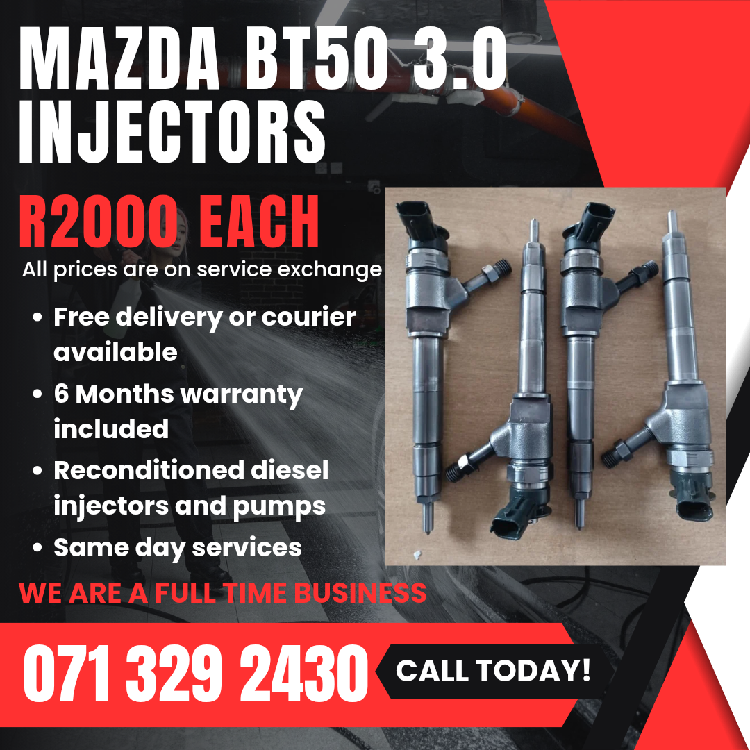 MAZDA BT50 3.0 INJECTORS FOR SALE WITH WARRANTY - Private Seller MAZDA BT50 3.0 INJECTORS FOR SALE WITH WARRANTY - Private Seller