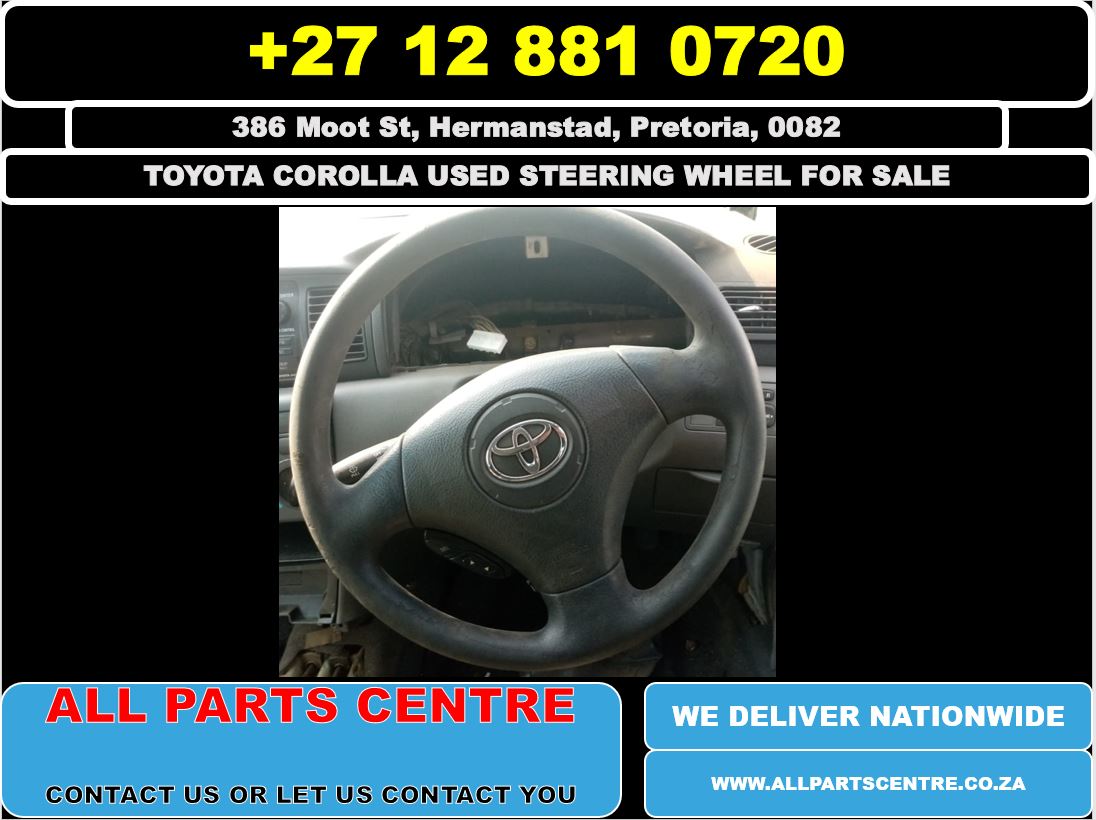Toyota corolla used steering wheel for sale