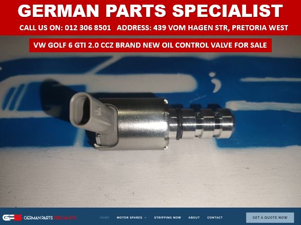 VW GOLF 6 GTI 2.0 CCZ BRAND NEW OIL CONTROL VALVES FOR SALE - Private Seller VW GOLF 6 GTI 2.0 CCZ BRAND NEW OIL CONTROL VALVES FOR SALE - Private Seller
