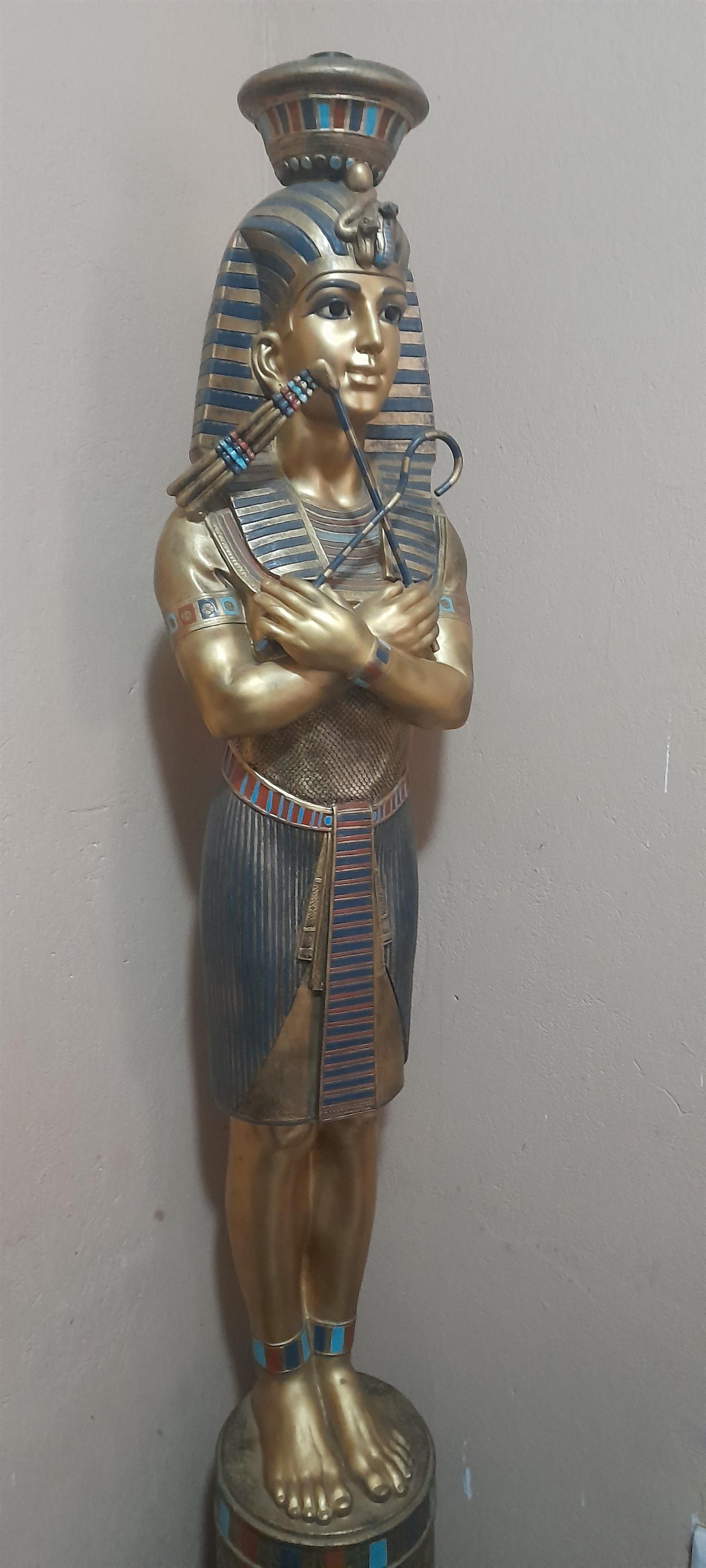 Pharaoh Tutankhamun Lampstand
