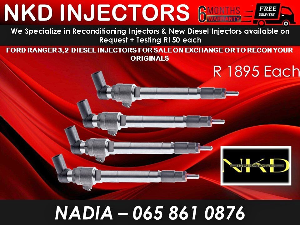 Ford Ranger 3.2 diesel injectors for sale or refurbish your own