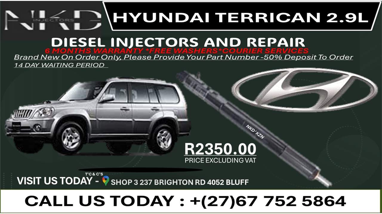 Hyundai Terrican 2.9L Diesel Injectors on Recondition - Private Seller Hyundai Terrican 2.9L Diesel Injectors on Recondition - Private Seller