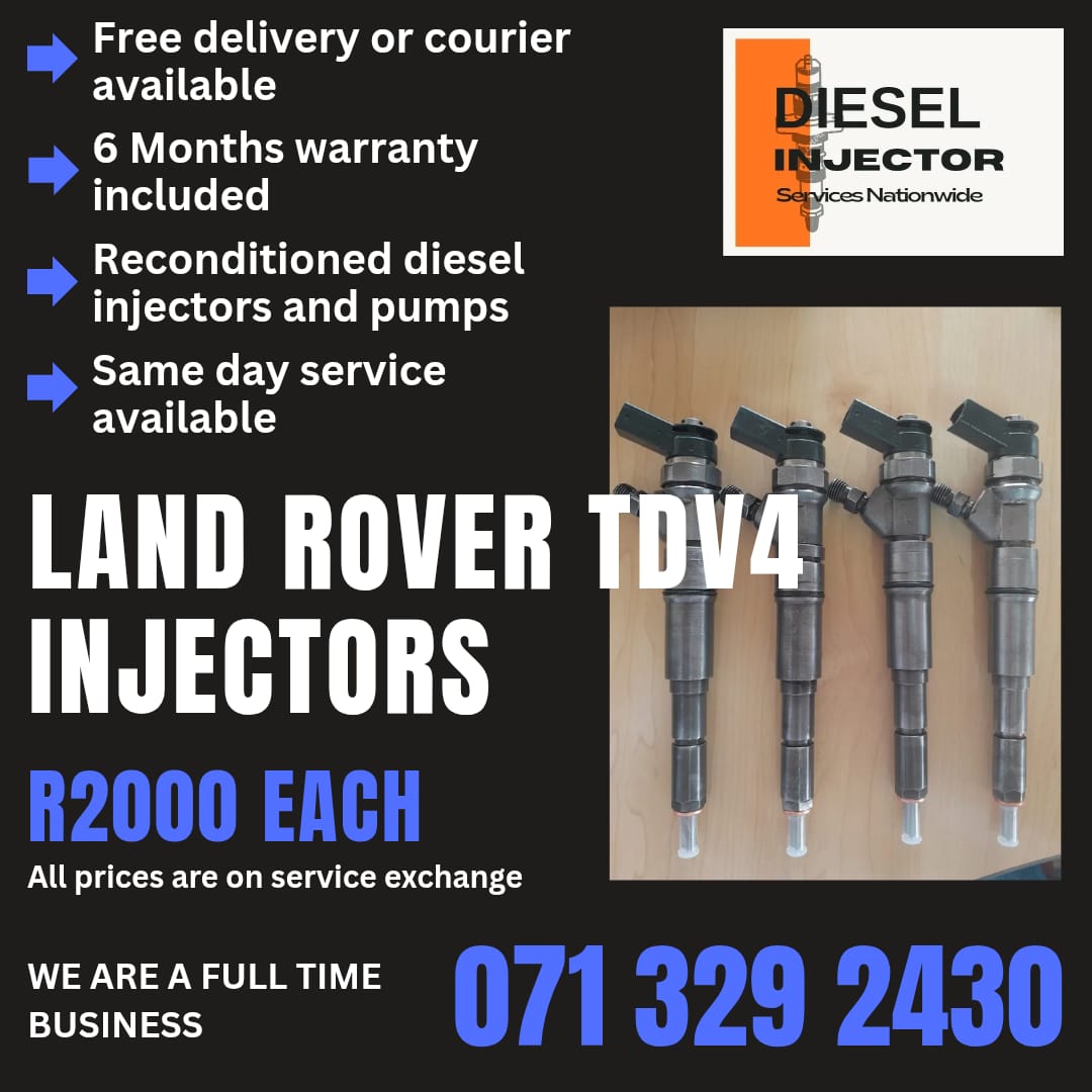 LAND ROVER TDV4 INJECTORS FOR SALE WITH WARRANTY - Private Seller LAND ROVER TDV4 INJECTORS FOR SALE WITH WARRANTY - Private Seller