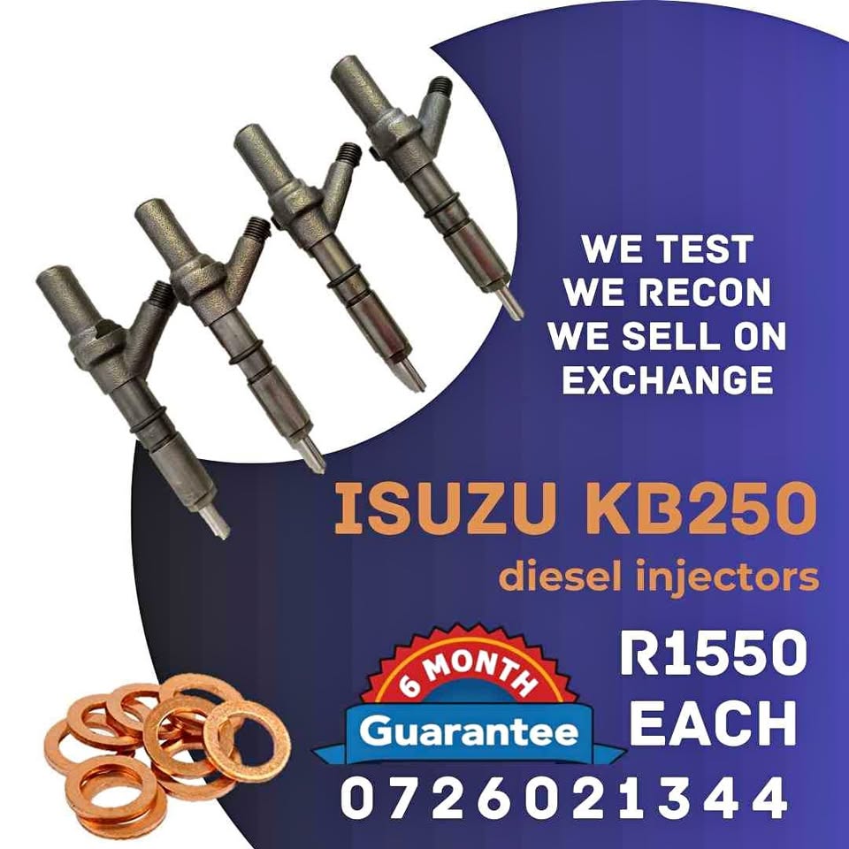 Isuzu KB250 diesel injectors for sale - Private Seller