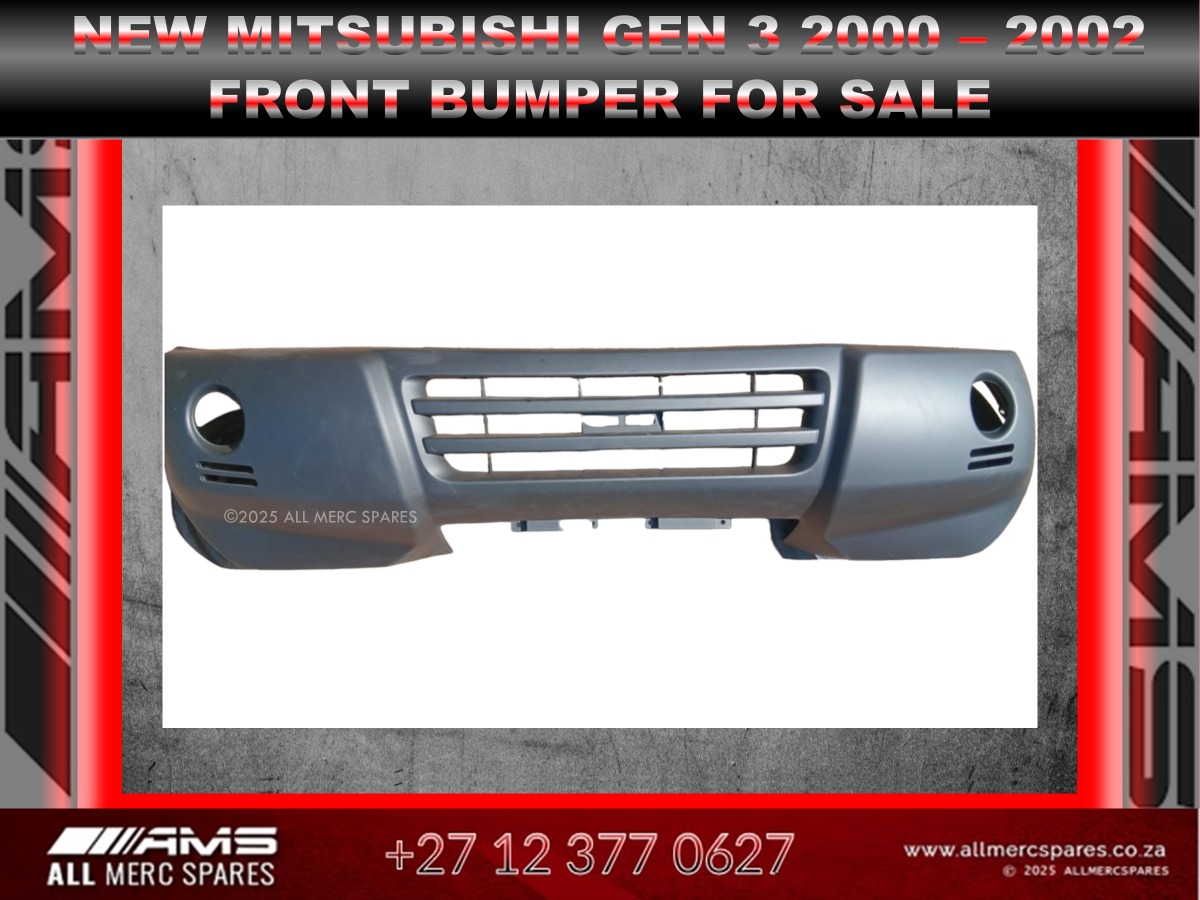 NEW MITSUBISHI PAJERO GEN 3 2000 – 2002 FRONT BUMPER - Private Seller NEW MITSUBISHI PAJERO GEN 3 2000 – 2002 FRONT BUMPER - Private Seller