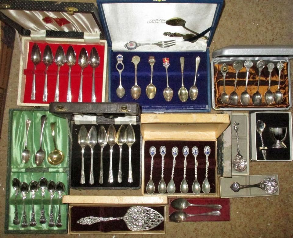 Collection of Old Teaspoons