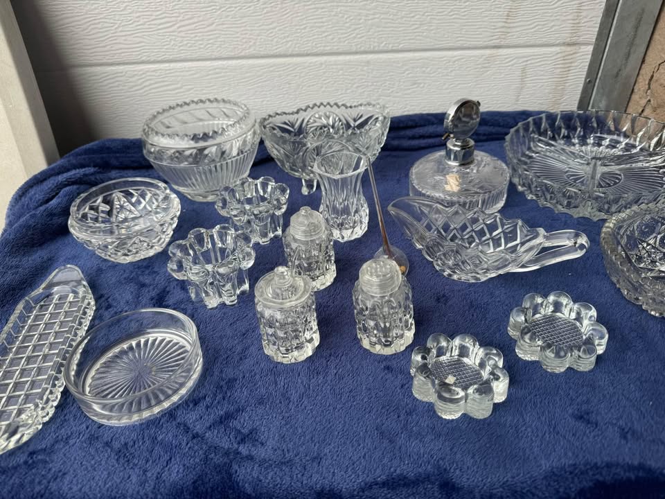 Vintage glass ornaments collection