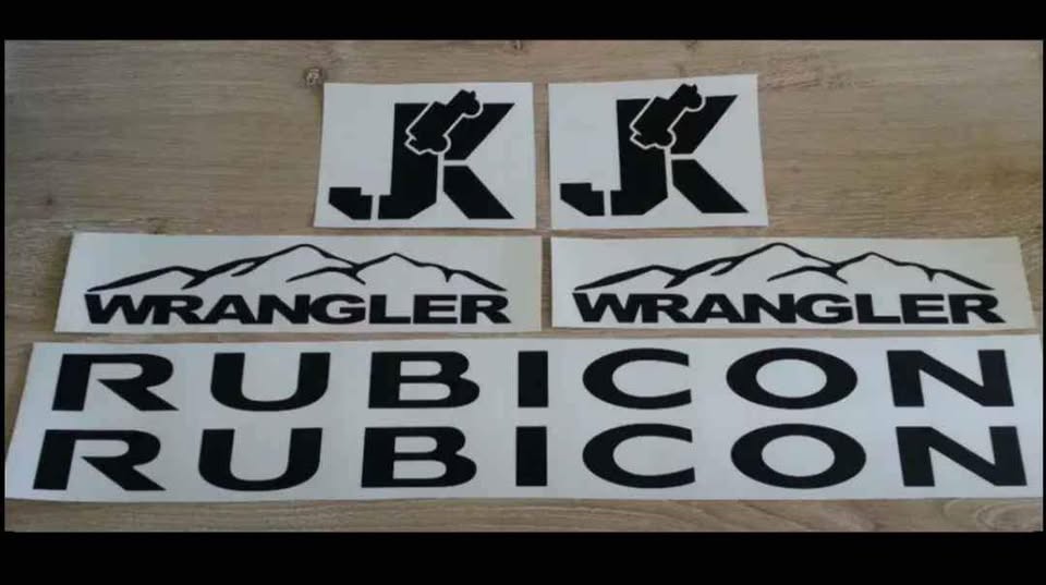 Jeep JK Wrangler stickers decals graphics - Private Seller