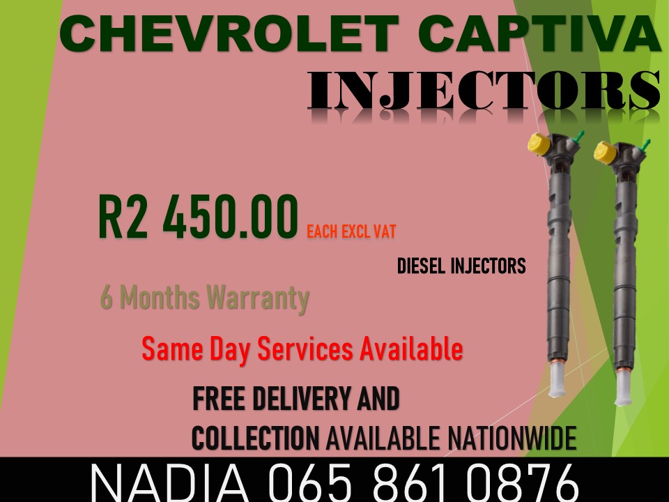 HIGH QUALITY DIESEL INJECTORS FOR SALE FOR CHEVROLET CAPTIVA - Private Seller HIGH QUALITY DIESEL INJECTORS FOR SALE FOR CHEVROLET CAPTIVA - Private Seller