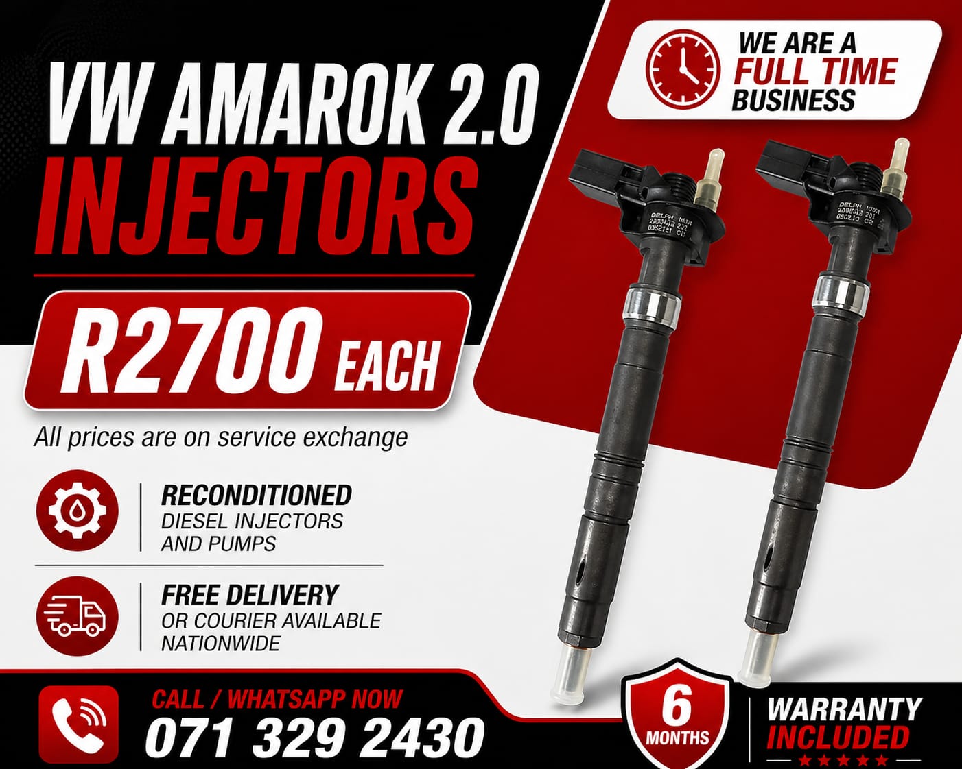 VW INJECTORS FOR SALE WITH WARRANTY - Private Seller VW INJECTORS FOR SALE WITH WARRANTY - Private Seller