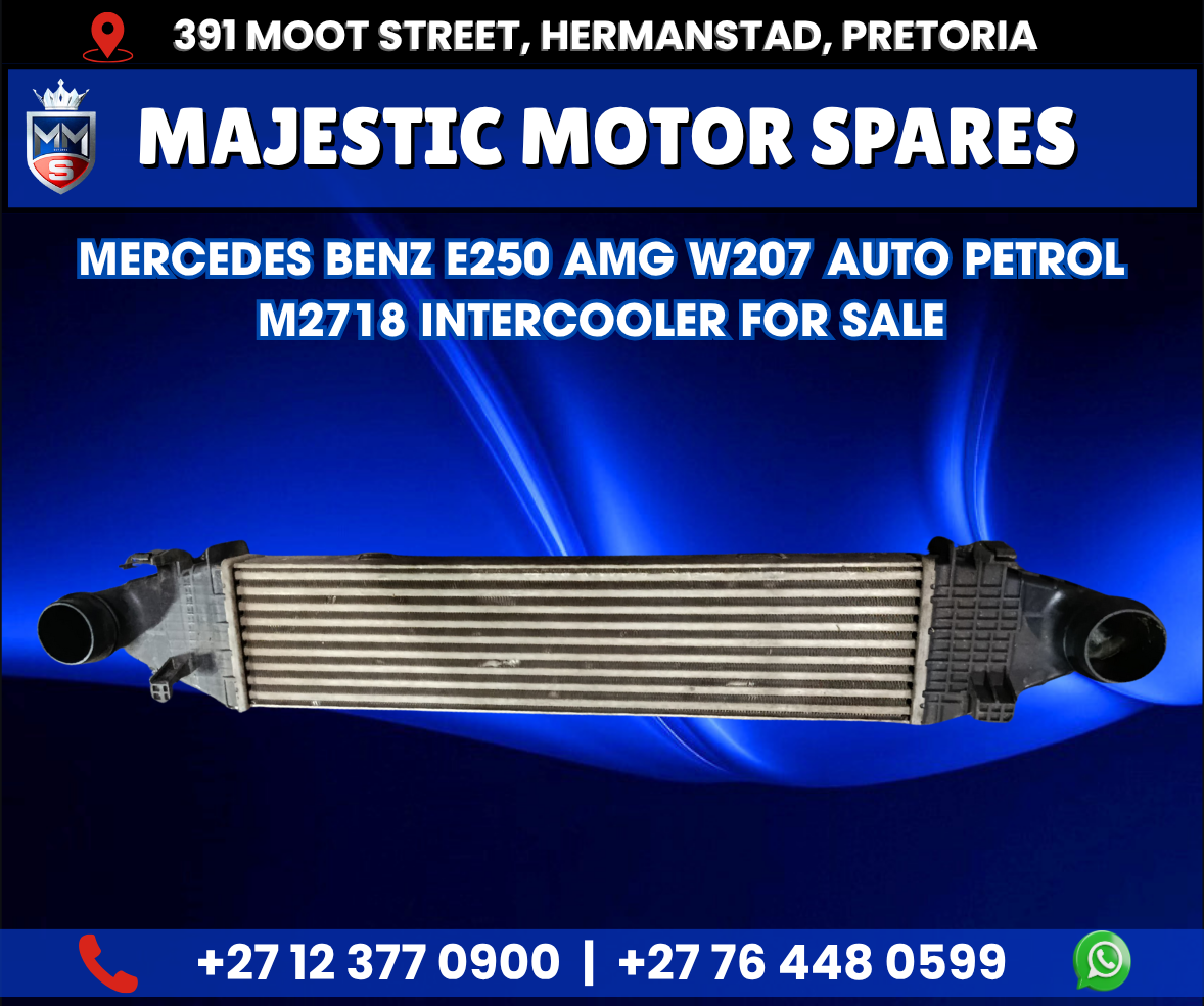Mercedes-Benz E250 AMG W207 M2718 Auto Petrol Intercooler for Sale – Used - Private Seller