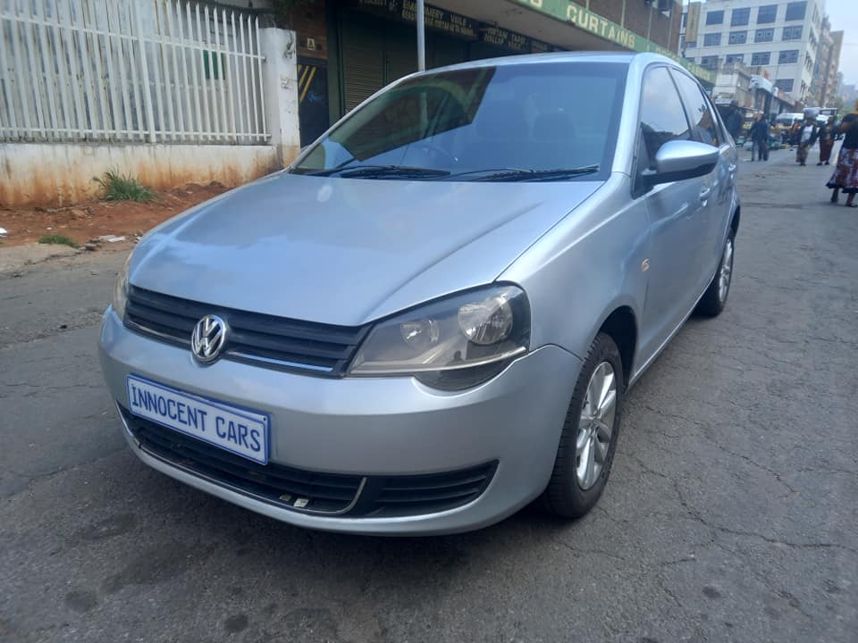 2017 VW POLO VIVO SEDAN 1.4 PETROL, MANUAL TRANSMISSION, SILVER COLOUR, MILEAGE 85000KM
