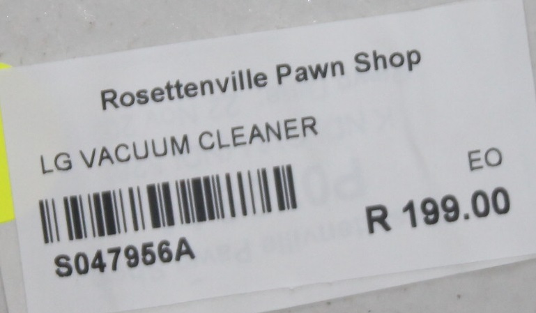 Lg vacuum cleaner S047956A #Rosettenvillepawnshop