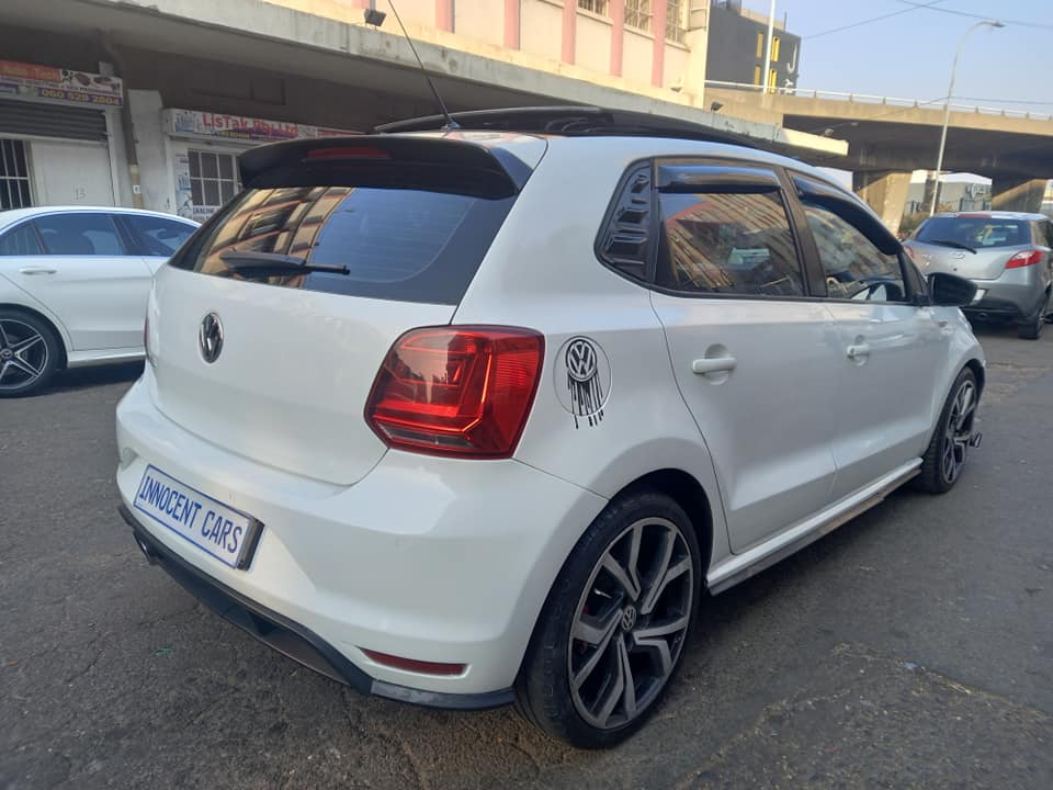 VW POLO 7 GTI 1.8 PETROL ENGINE, AUTOMATIC, WHITE COLOR, MILEAGE 78000KM