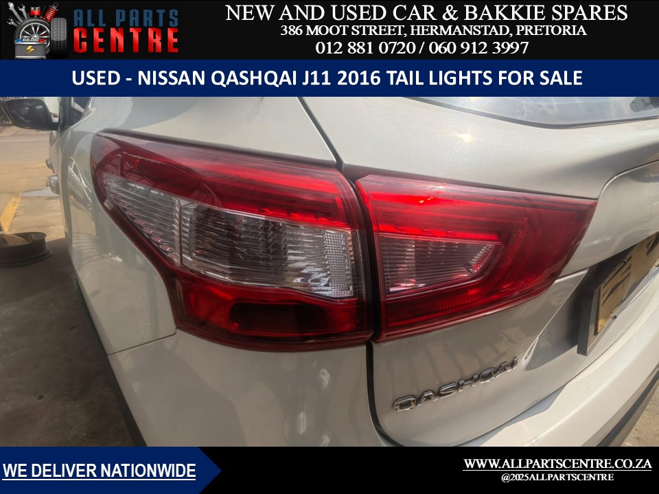Nissan Qashqai J11 2016 Tail Lights for sale – Used