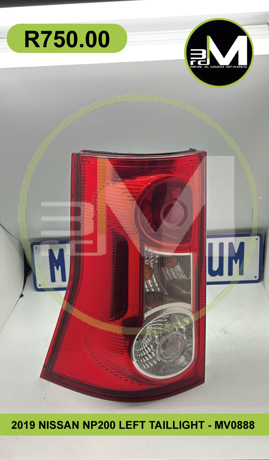 2019 NISSAN NP200 LEFT TAILLIGHT - MV0888 SOLD INDIVIDUALLY - Private Seller 2019 NISSAN NP200 LEFT TAILLIGHT - MV0888 SOLD INDIVIDUALLY - Private Seller