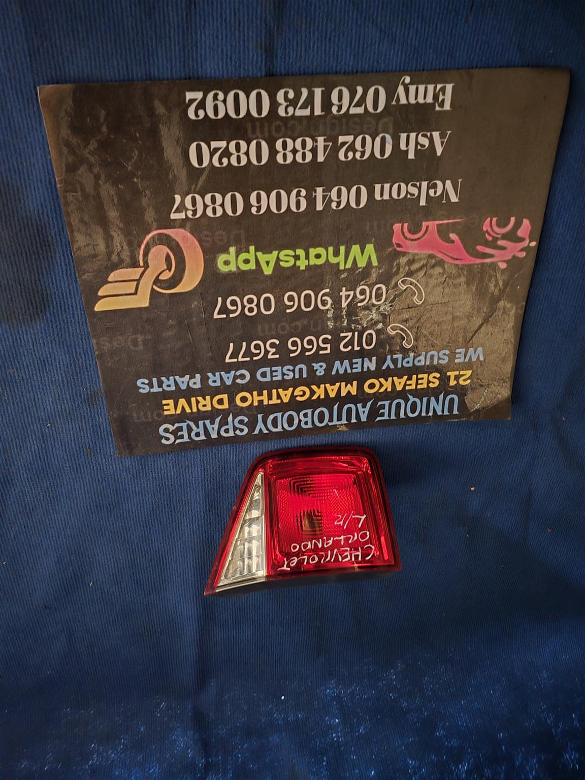 Chevrolet orlando Tail Lights L&R - Private Seller Chevrolet orlando Tail Lights L&R - Private Seller