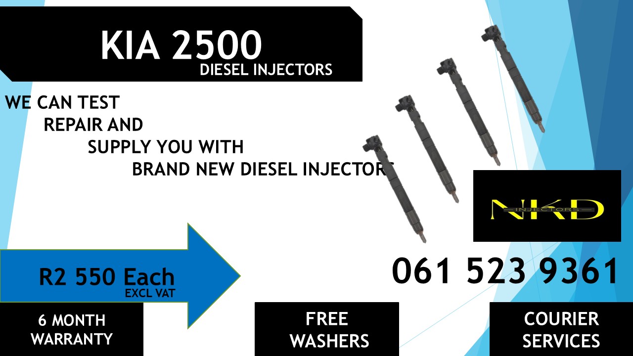 Diesel injectors for KIA 2500 for sale - with test reports. Nationwide - Private Seller Diesel injectors for KIA 2500 for sale - with test reports. Nationwide - Private Seller