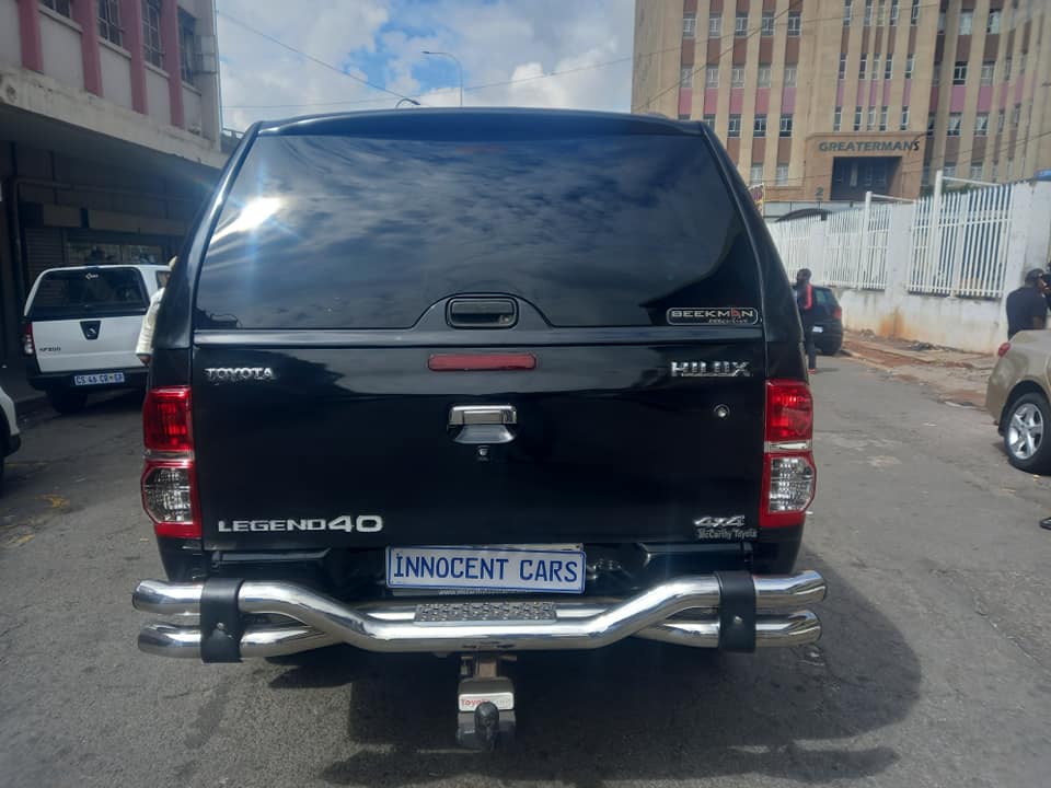 2013 TOYOTA HILUX 3.0D4D DIESEL, AUTOMATIC 4X4 DOUBLE CAB, BLACK COLOUR, MILEAGE 12500KM,