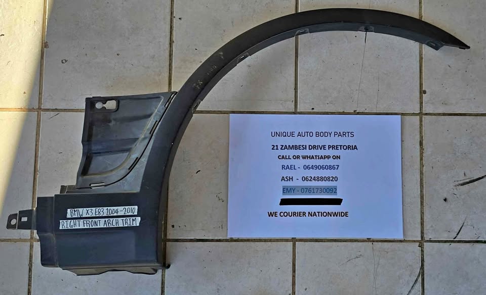 BMW X3 E[hidden information] Right Front Wheel Arch