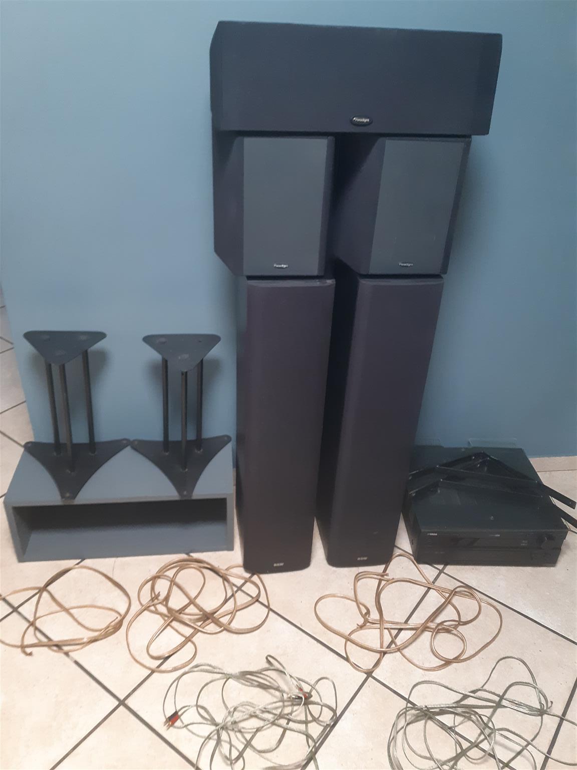 Yamaha, B&W, Paradigm Home Theater System for sale.
