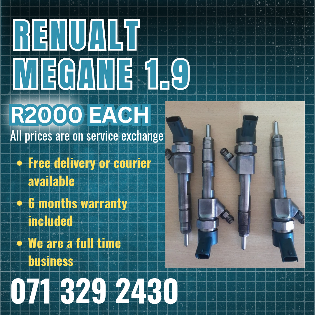 RENUALT MEGANE 1.9 INJECTORS FOR SALE WITH WARRANTY ON - Private Seller RENUALT MEGANE 1.9 INJECTORS FOR SALE WITH WARRANTY ON - Private Seller