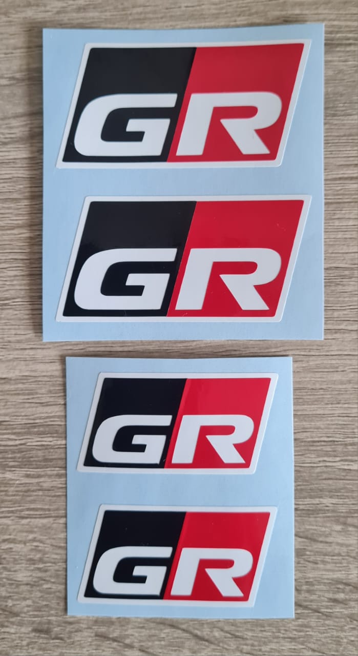 Toyota Gazoo Racing badges stickers wheel caps - Private Seller