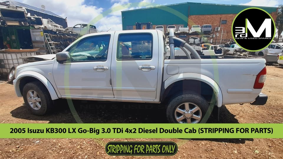 2005 ISUZU KB300 LX GO-BIG 3.0 TDi 4x2 DIESEL DOUBLE CAB (STRIPPING FOR PARTS)
