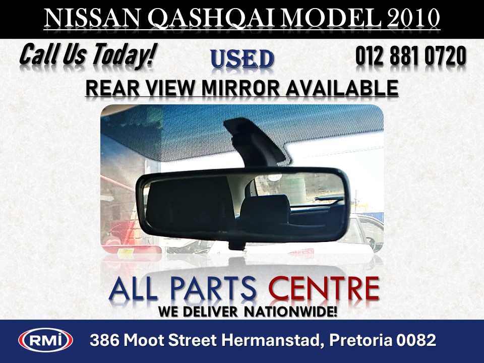 Nissan Qashqai Model 2010 Used Rear View Mirror for Sale - Private Seller Nissan Qashqai Model 2010 Used Rear View Mirror for Sale - Private Seller