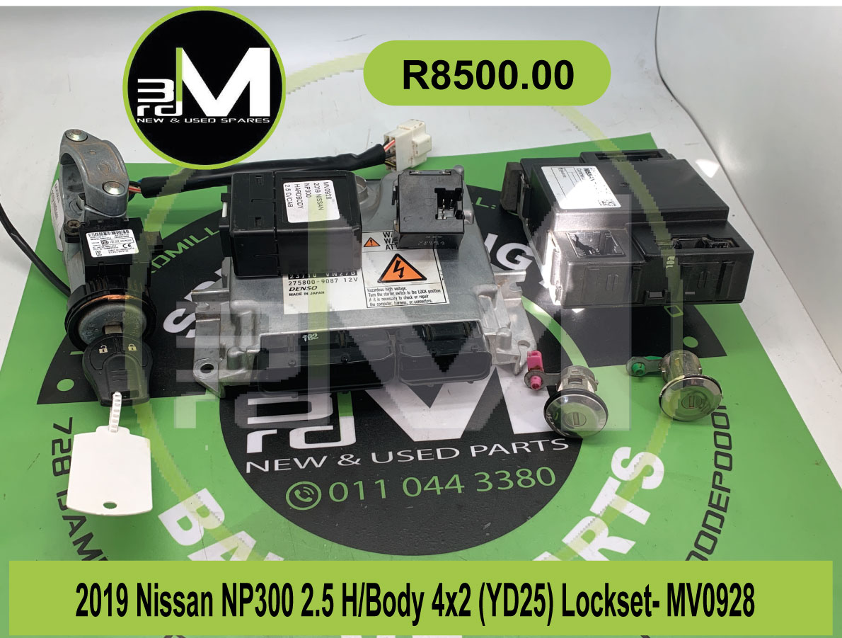 Used Lockset - Nissan NP300 (YD25) for sale in Gauteng | Auto Mart
