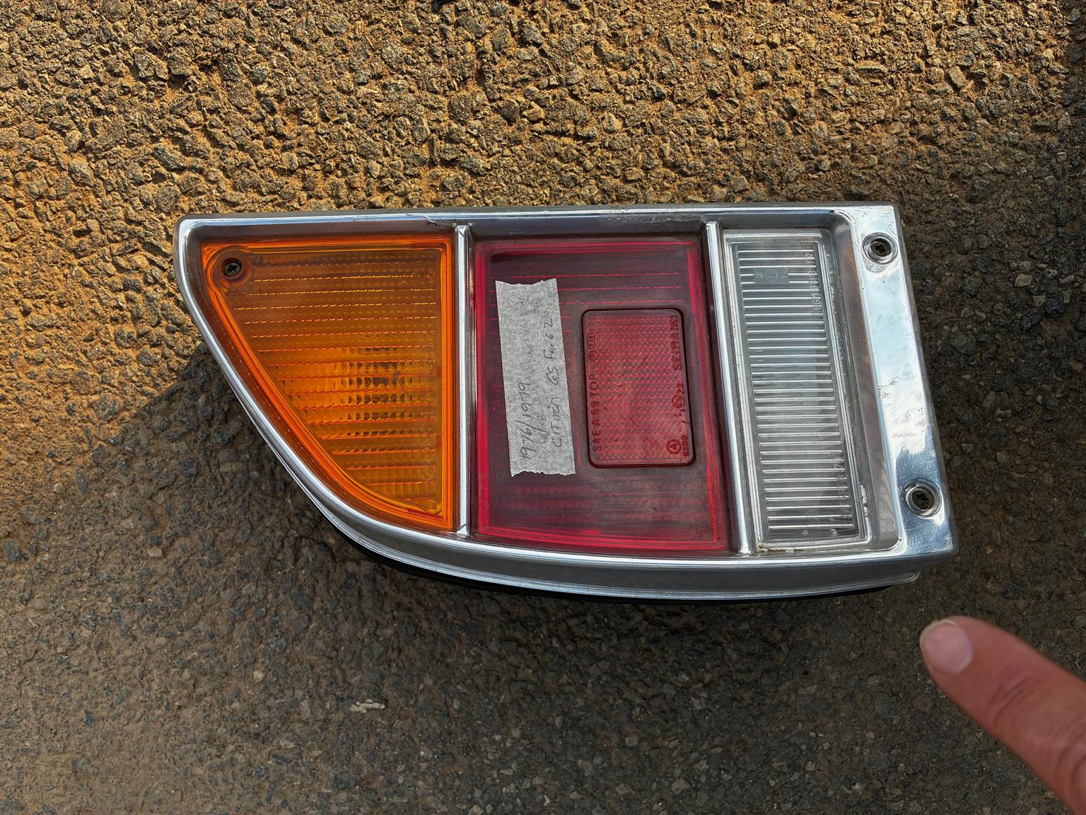 Citroen Tail Light - Private Seller Citroen Tail Light - Private Seller