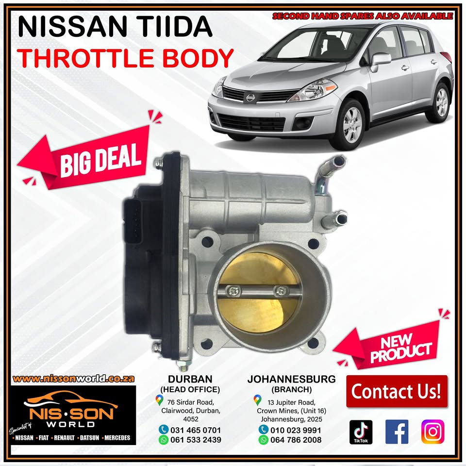 NISSAN TIIDA THROTTLE BODY