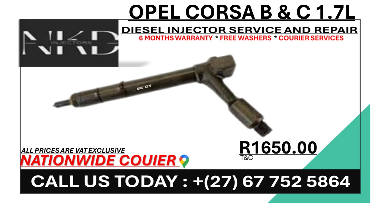 Opel Corsa B & C 1.7L Diesel Injectors on Recondition - Private Seller Opel Corsa B & C 1.7L Diesel Injectors on Recondition - Private Seller