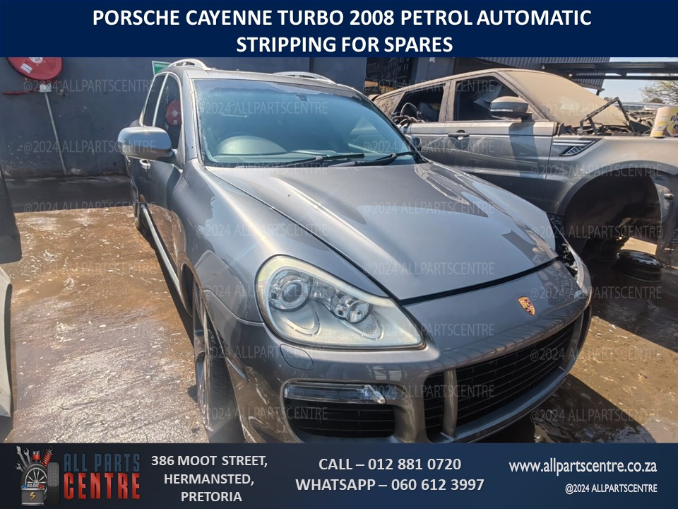 Porsche Cayenne Turbo 2008 petrol automatic stripping for spares Porsche Cayenne Turbo 2008 petrol automatic stripping for spares
