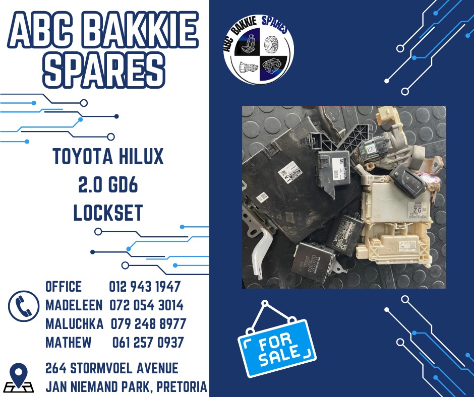 Toyota Hilux 2.0 GD6 lockset - Private Seller Toyota Hilux 2.0 GD6 lockset - Private Seller