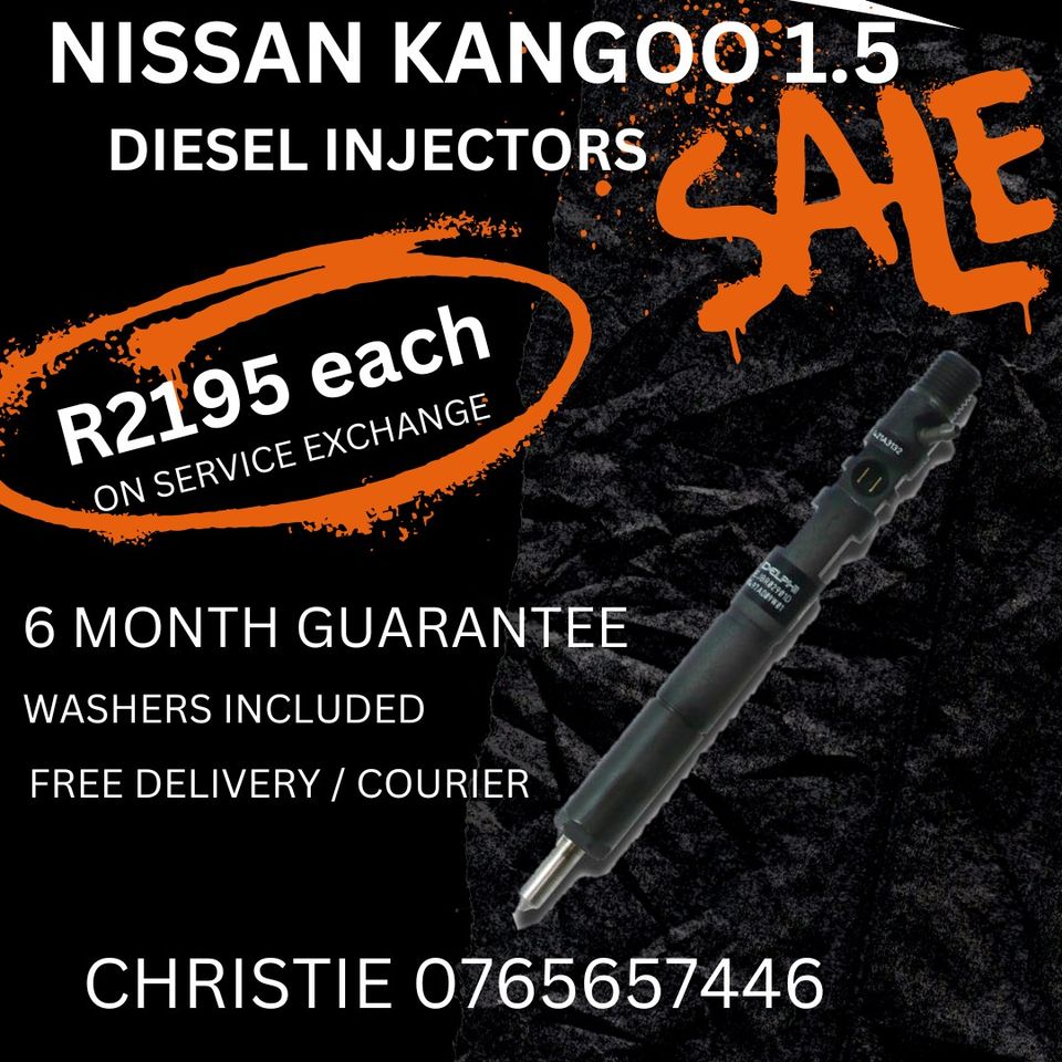 NISSAN KANGOO 1.5 DIESEL INJECTORS FOR SALE - Private Seller NISSAN KANGOO 1.5 DIESEL INJECTORS FOR SALE - Private Seller
