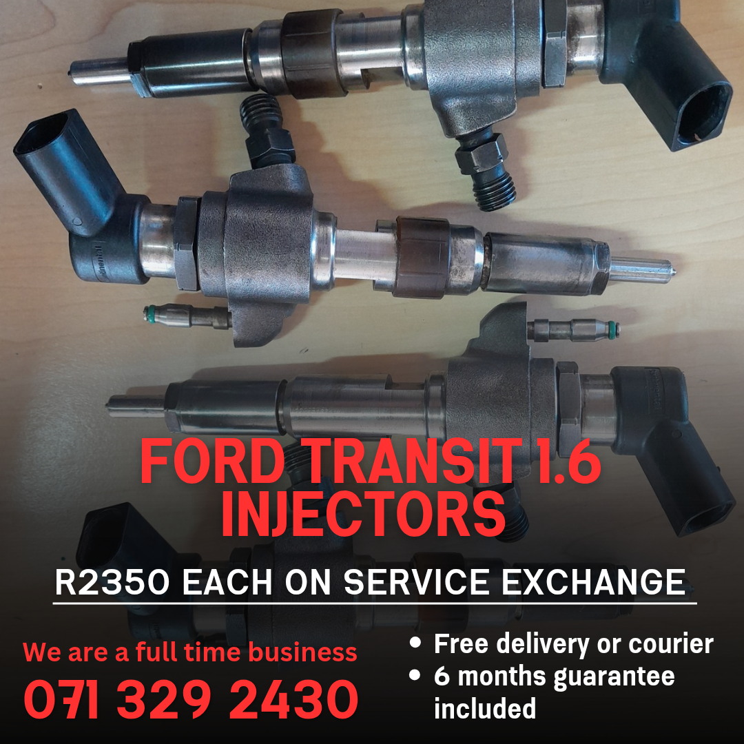 FORD TRANSIT 1.6 INJECTORS FOR SALE WITH WARRANTY - Private Seller FORD TRANSIT 1.6 INJECTORS FOR SALE WITH WARRANTY - Private Seller