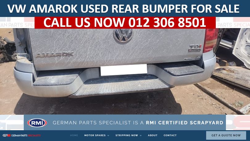 VW AMAROK USED REAR BUMPER FOR SALE - Private Seller VW AMAROK USED REAR BUMPER FOR SALE - Private Seller