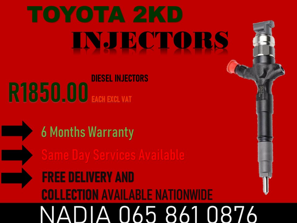 TOYOTA 2KD DIESEL INJECTORS FOR SALE OR TO RECON - Private Seller TOYOTA 2KD DIESEL INJECTORS FOR SALE OR TO RECON - Private Seller