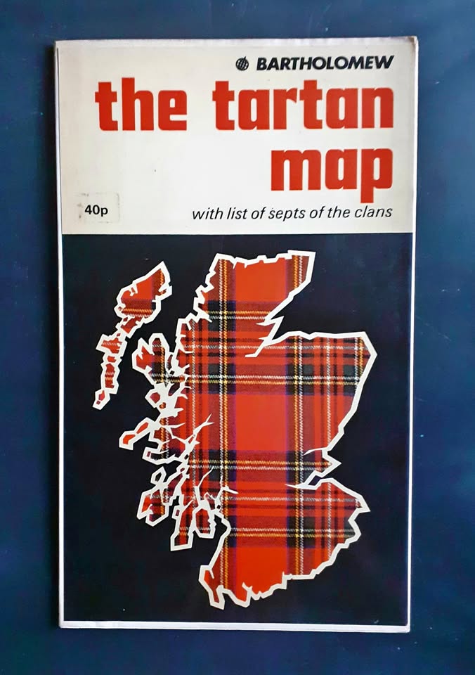 Bartholomew The Tartan Map Bartholomew The Tartan Map