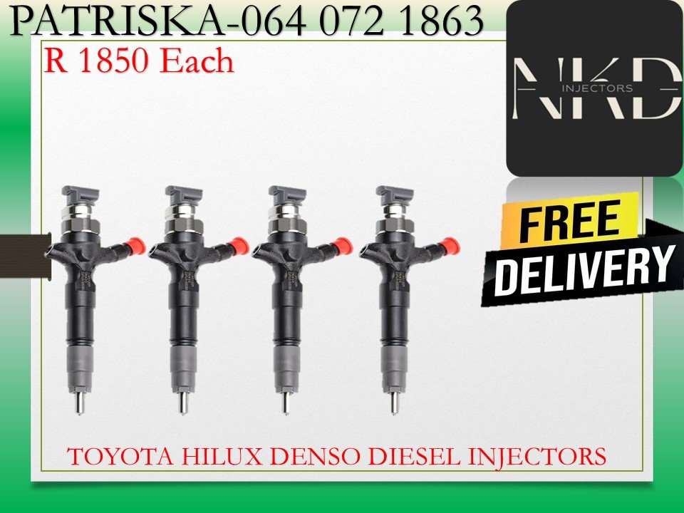 TOYOTA HILUX DIESEL INJECTORS FOR SALE OR TO RECON - Private Seller TOYOTA HILUX DIESEL INJECTORS FOR SALE OR TO RECON - Private Seller