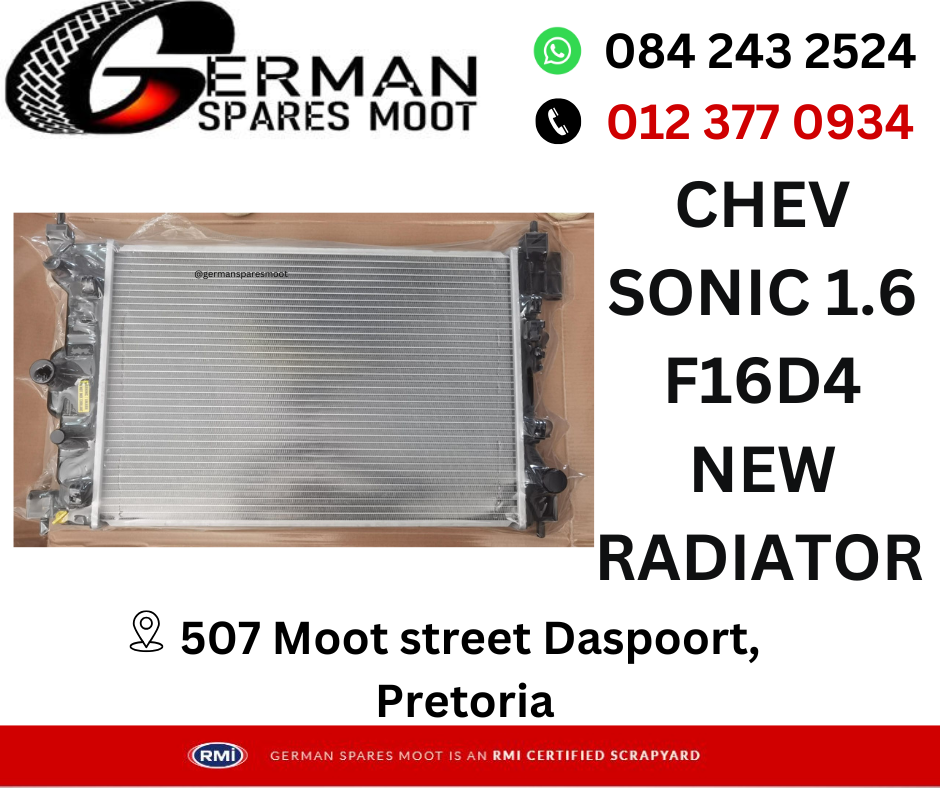 Chev Sonic 1.6 F16D4 New Radiator