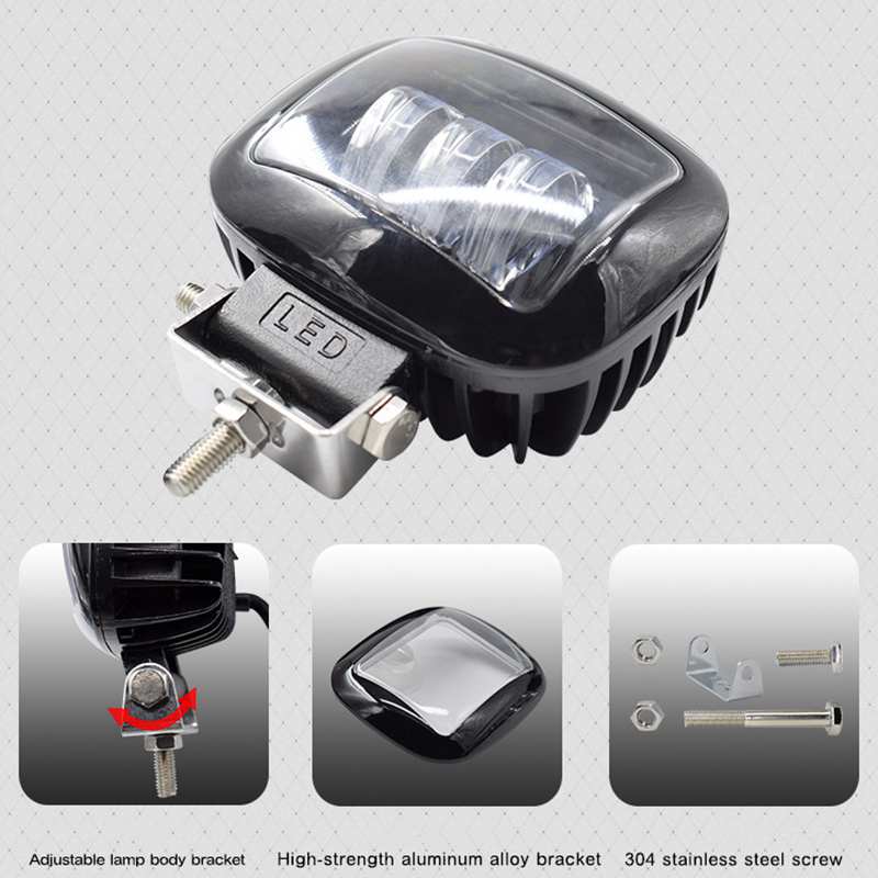 LED Bike Vehicle Spot Lights 30W 10V~32V DC. Brand New Units