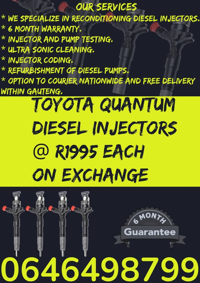 TOYOTA DIESEL INJECTORS FOR SALE ON EXCHANGE - Private Seller TOYOTA DIESEL INJECTORS FOR SALE ON EXCHANGE - Private Seller
