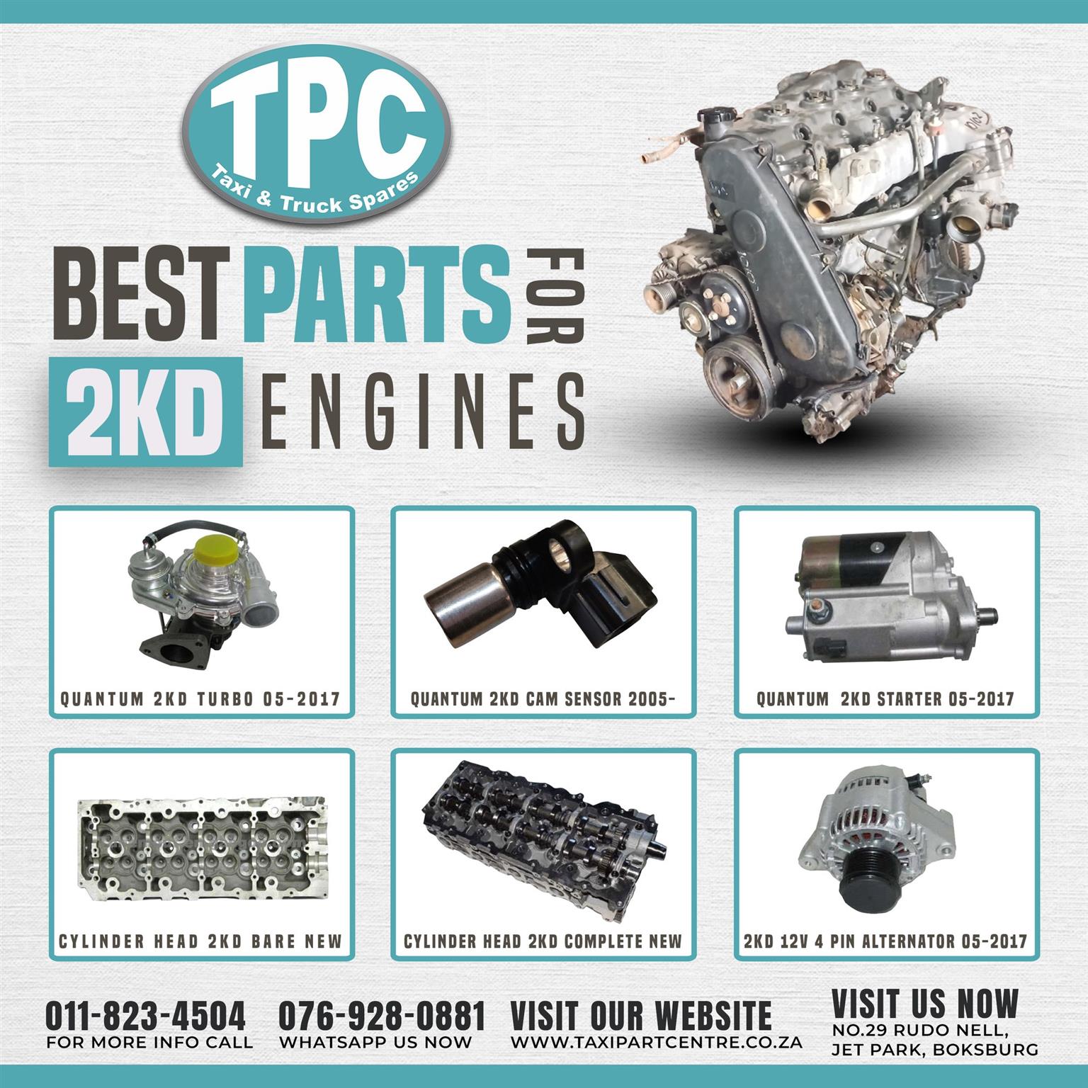 Parts for a 2KD Engine available in Store. - Private Seller Parts for a 2KD Engine available in Store. - Private Seller